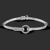 Simon G. Men's Buckle Bracelet In 18k Gold With Diamonds Fashion