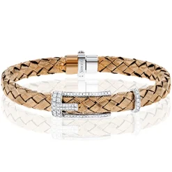 Simon G. Men's Buckle Bracelet In 18k Gold With Diamonds Best