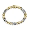 Simon G. Men's Link Bracelet in 14k Gold With Diamonds New