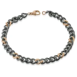 Simon G. Men's Titanium Bracelet In 14k Gold Clearance