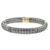 Simon G. Men's Titanium Bracelet In 14k Gold With Diamonds Hot