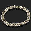 Simon G. Men's Titanium Bracelet In 14k Gold New