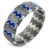 Simon G. Men's Titanium Ring In 14k Gold Hot