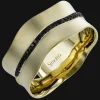 Simon G. Men's Wedding Band in 14k Gold with Black Diamonds Sale
