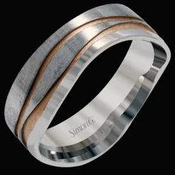 Simon G. Men's Wedding Band In 14k Or 18k Gold New