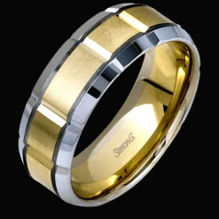Simon G. Men's Wedding Band In 14k Or 18k Gold Best