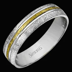 Simon G. Men's Wedding Band In 14k Or 18k Gold Best