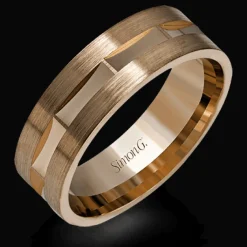 Simon G. Men's Wedding Band In 14k Or 18k Gold Clearance