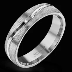 Simon G. Men's Wedding Band In 14k Or 18k Gold Online