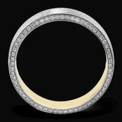 Simon G. Men's Wedding Band In 14k Or 18k Gold With Diamonds Online