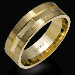 Simon G. Men's Wedding Band In 14k Or 18k Gold Clearance