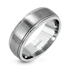 Simon G. Men's Wedding Band In 14k Or 18k Gold Fashion
