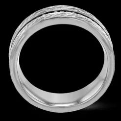 Simon G. Men's Wedding Band In 14k Or 18k Gold With Diamonds Fashion