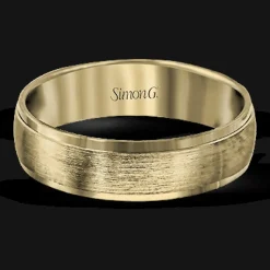 Simon G. Men's Wedding Band In 14k Or 18k Gold New