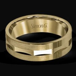 Simon G. Men's Wedding Band In 14k Or 18k Gold Clearance