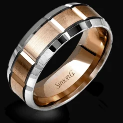 Simon G. Men's Wedding Band In 14k Or 18k Gold Best