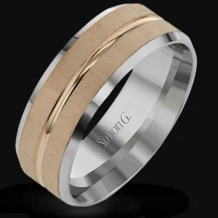 Simon G. Men's Wedding Band In 14k Or 18k Gold Fashion