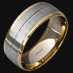 Simon G. Men's Wedding Band Ring In 14k Or 18k Gold Hot