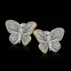 Simon G. Monarch Butterfly Earrings in 18k Gold with Diamonds Online