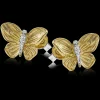 Simon G. Monarch Butterfly Earrings in 18k Gold with Diamonds Online