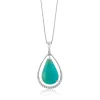 Simon G. Opal Pendant Necklace in 18k Gold with Diamonds New
