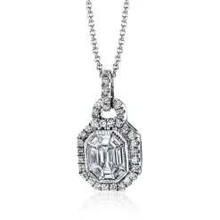 Simon G. Pendant Necklace in 18k Gold with Diamonds Outlet