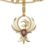 Simon G. Phoenix Ruby Charm in 18k Gold with Diamonds New