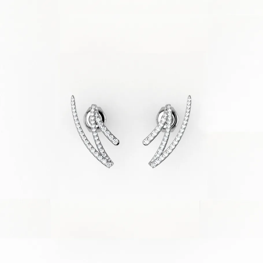 Simon G. Rays of the Sun Earring Set in 18k Gold with Diamonds Clearance