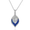 Simon G. Sapphire Pendant Necklace in 18k Gold with Diamonds Discount