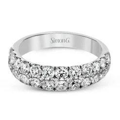 Simon G. Simon-Set Anniversary Ring In 18k Gold With Diamonds Fashion