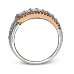 Simon G. Simon-Set Fashion Ring In 18k Gold With Diamonds New