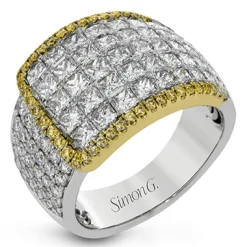 Simon G. Simon-Set Fashion Ring In 18k Gold With Diamonds New