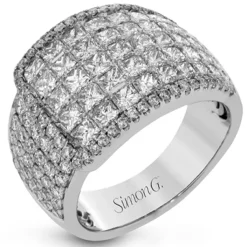 Simon G. Simon-Set Fashion Ring In 18k Gold With Diamonds New