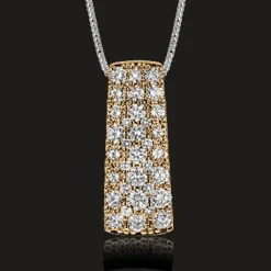 Simon G. Simon-set Pendant Necklace in 18k Gold with Diamonds New