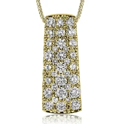 Simon G. Simon-set Pendant Necklace in 18k Gold with Diamonds New