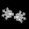 Simon G. Snowflake Stud Earrings in 18k Gold with Diamonds Fashion