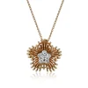 Simon G. Starburst Pendant in 18k Gold with Diamonds Clearance