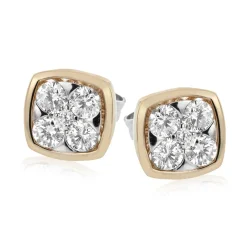 Simon G. Stud Earrings in 18k Gold with Diamonds Online