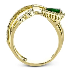 Simon G. Tempera Color Gemstone Ring In 18k Gold With Diamonds Hot