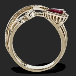 Simon G. Tempera Color Gemstone Ring In 18k Gold With Diamonds Hot
