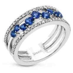 Simon G. Tempera Gemstone Ring In 18k Gold With Diamonds Best