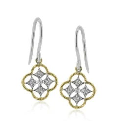 Simon G. Trellis Earrings in 18k Gold with Diamonds Best