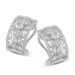 Simon G. Trellis Earrings in 18k Gold with Diamonds Online