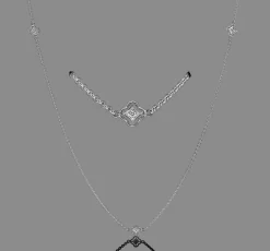 Simon G. Trellis Necklace in 18k Gold with Diamonds Fashion