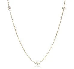 Simon G. Trellis Necklace in 18k Gold with Diamonds Fashion