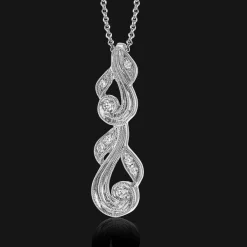 Simon G. Trellis Pendant Necklace in 18k Gold with Diamonds Hot